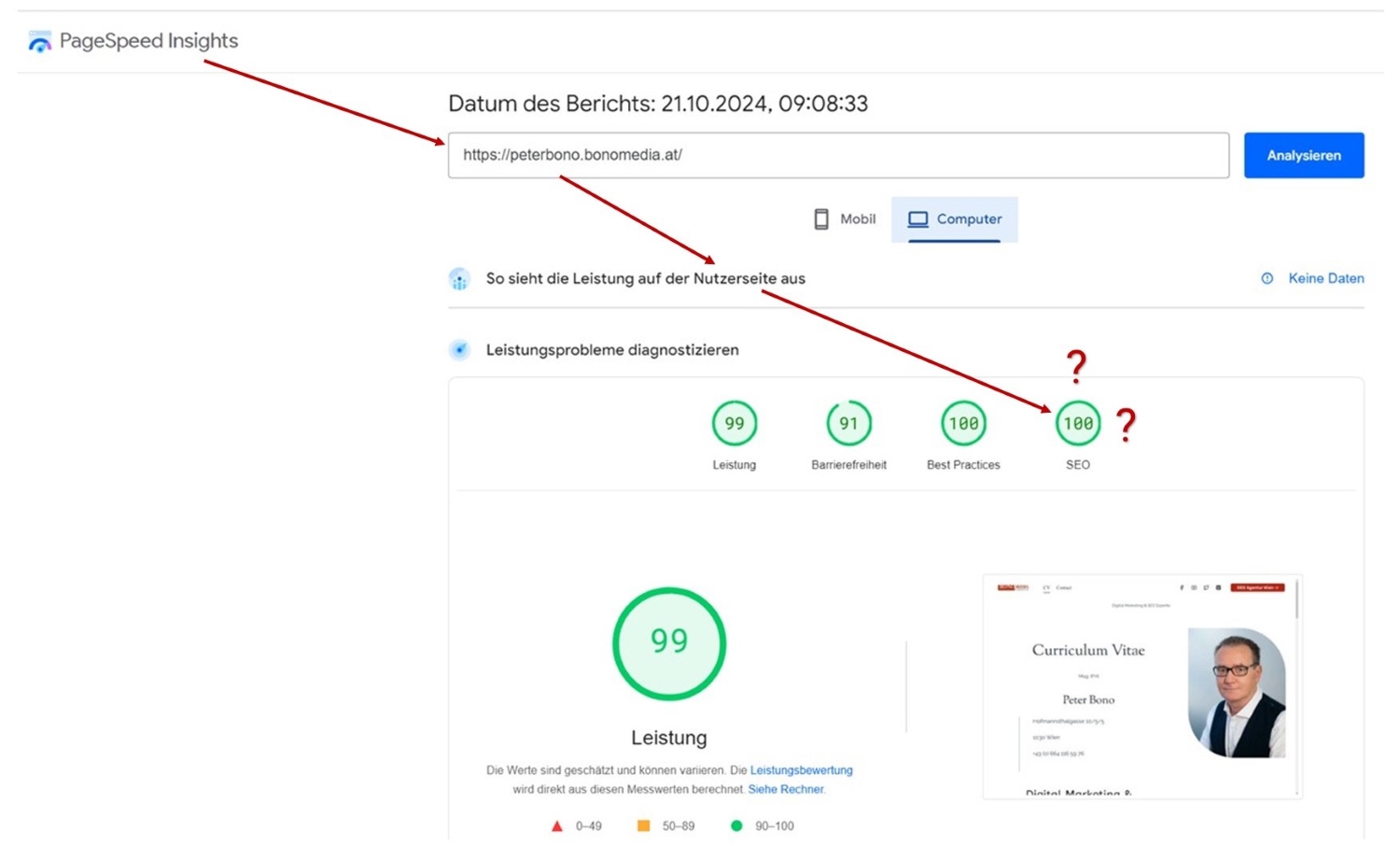 Google Page Speed, Leistung der Nutzerseite, Page Speed, On-Page SEO, SEO Leistung, SEO Agentur Wien